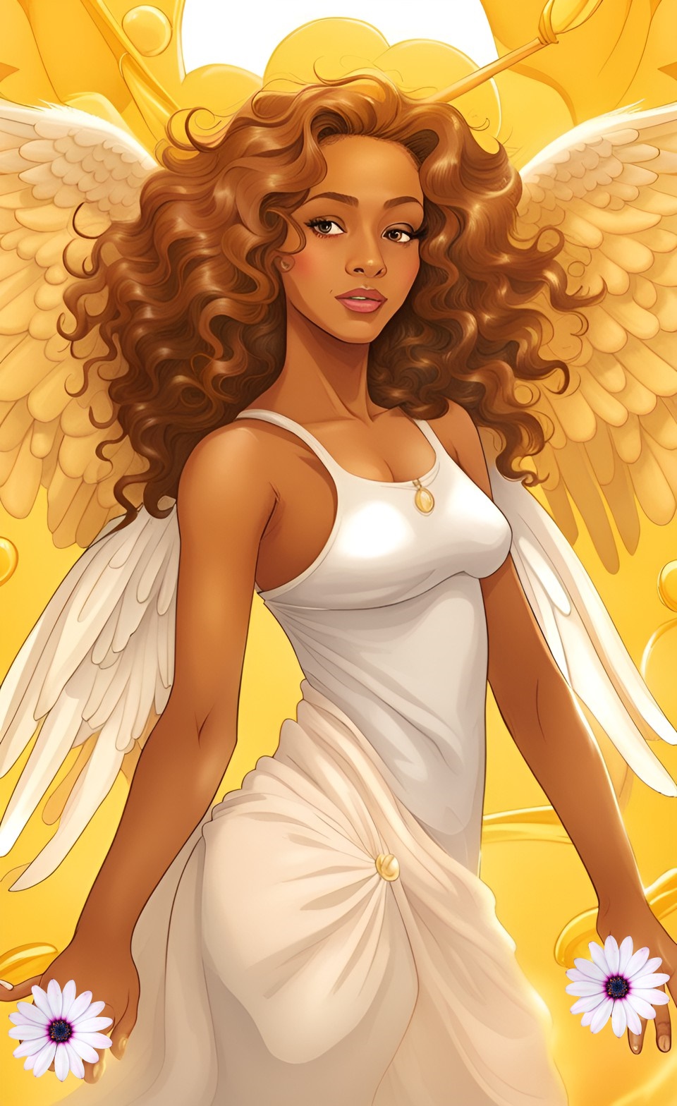 Beautiful powerful mixed race angels Mixed347