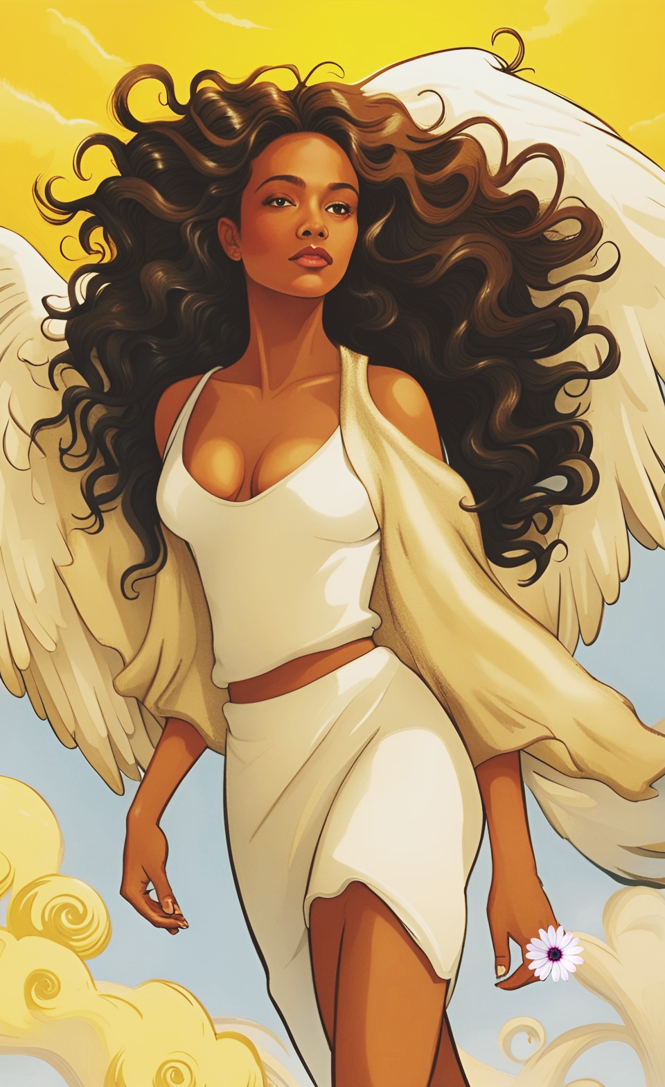Beautiful powerful mixed race angels Mixed351