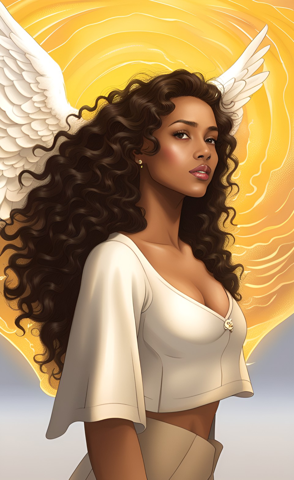 Beautiful powerful mixed race angels Mixed360