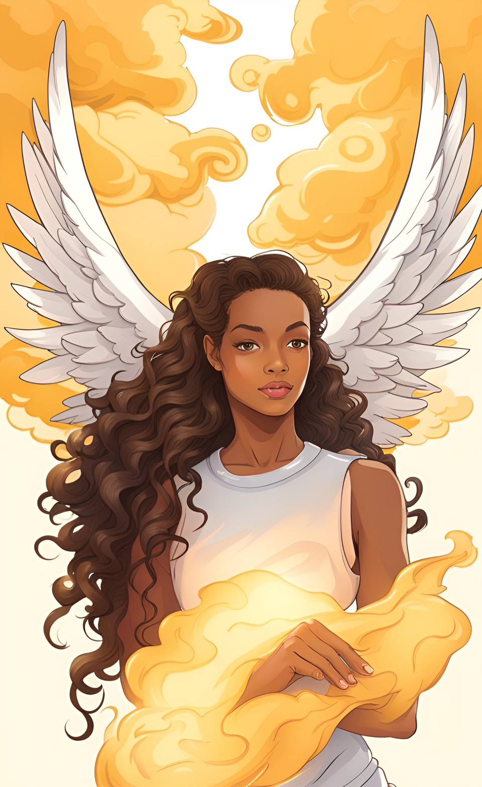 Beautiful powerful mixed race angels Mixed361