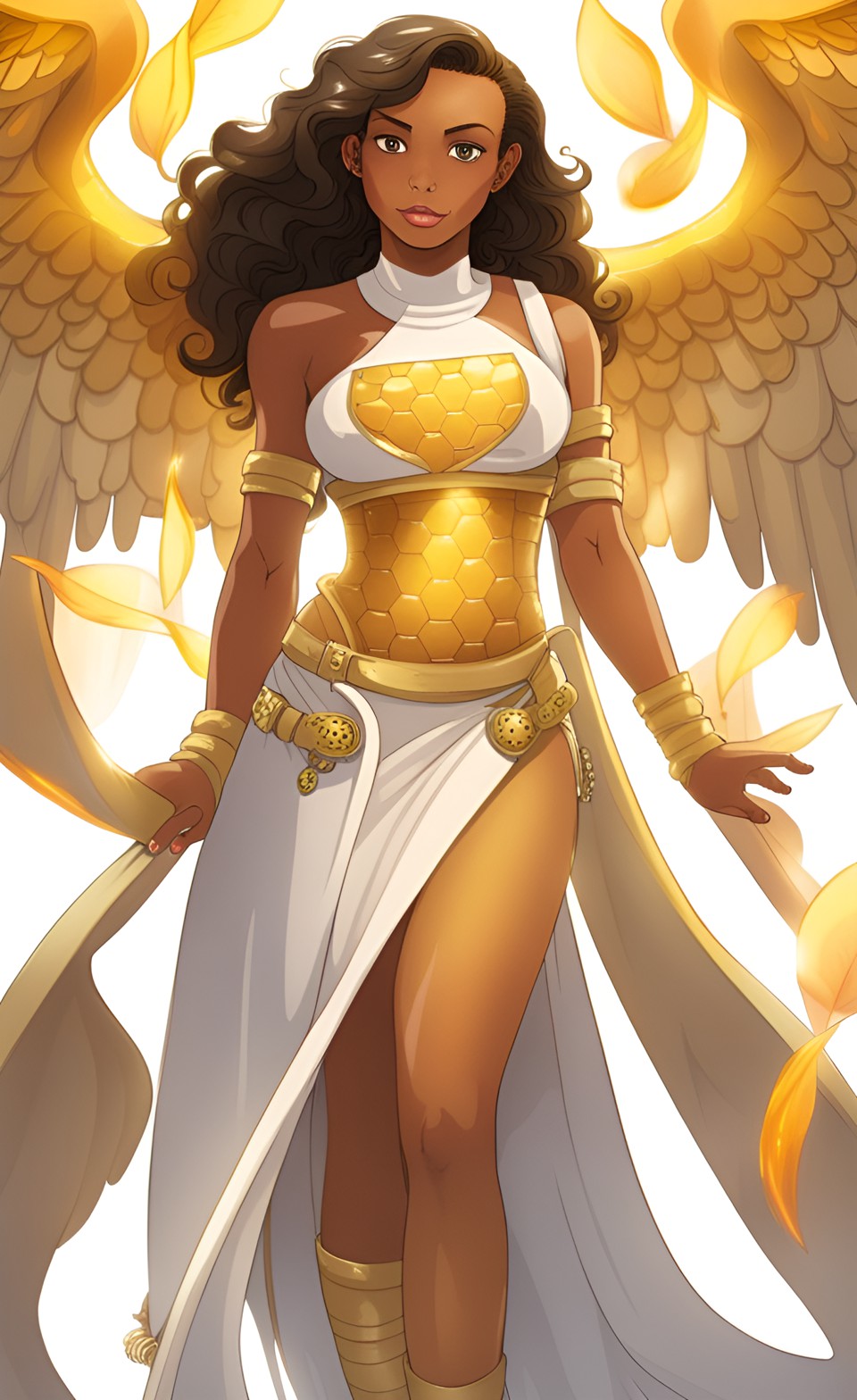 Beautiful powerful mixed race angels Mixed367