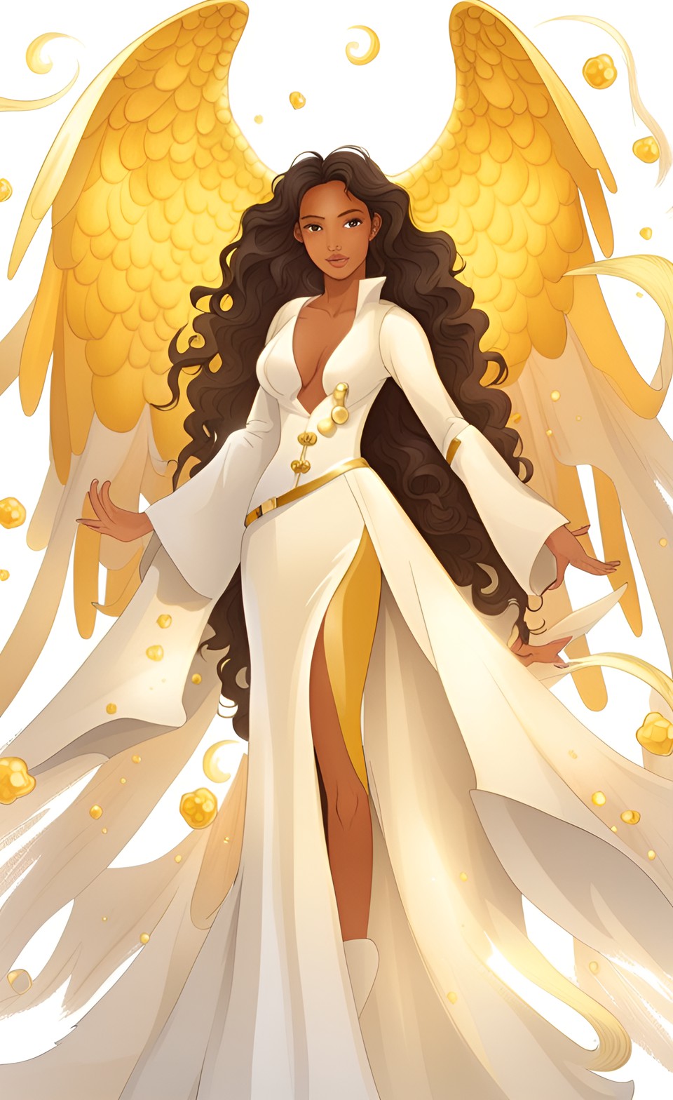 Beautiful powerful mixed race angels Mixed370