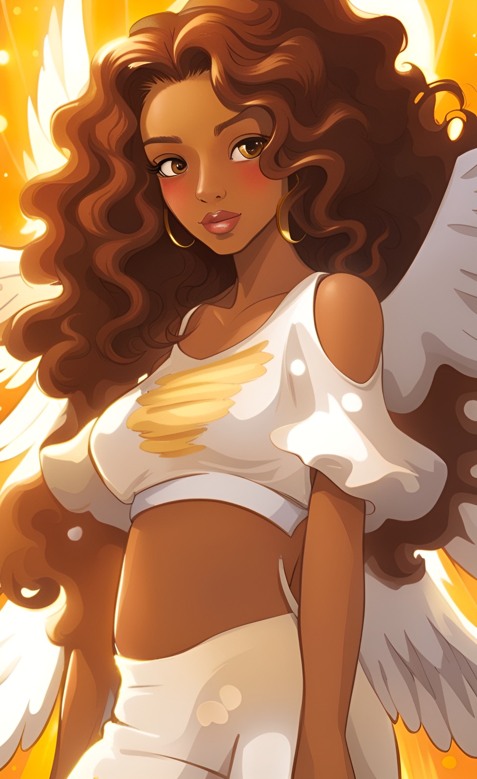 Beautiful powerful mixed race angels Mixed373