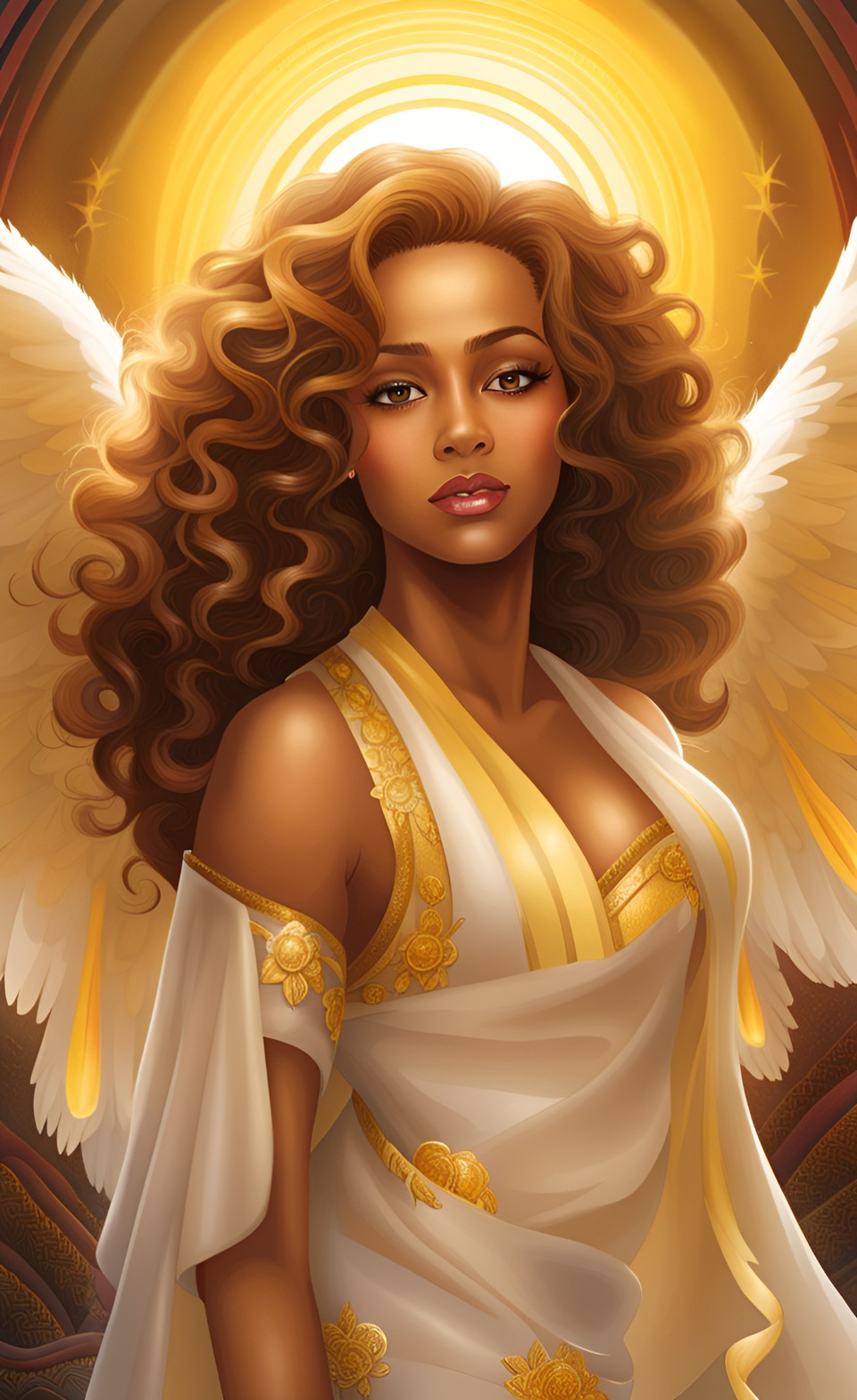 Beautiful powerful mixed race angels Mixed374