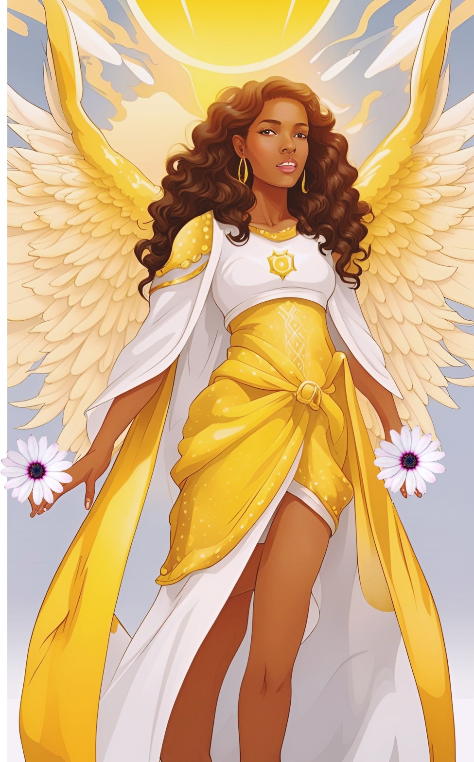 Beautiful powerful mixed race angels Mixed381