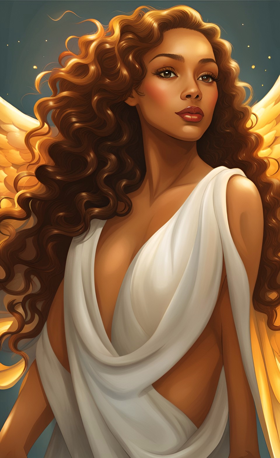 Beautiful powerful mixed race angels Mixed386