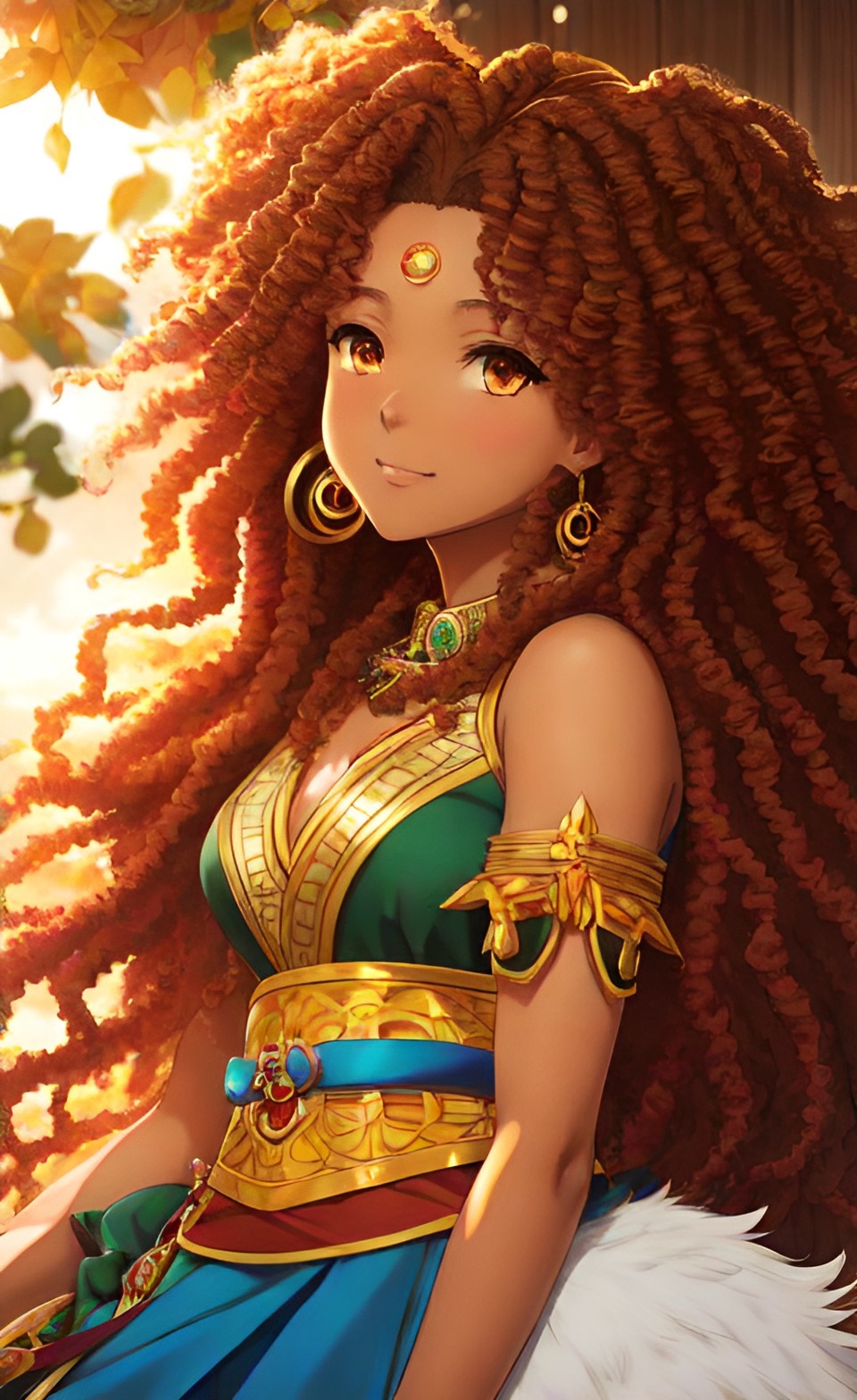 Mixed-race Queen of SHEBA art work Mixed417