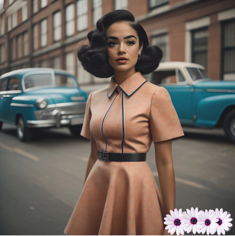 Beautiful mixed-race women in playful sophisticated dresses Mixra197