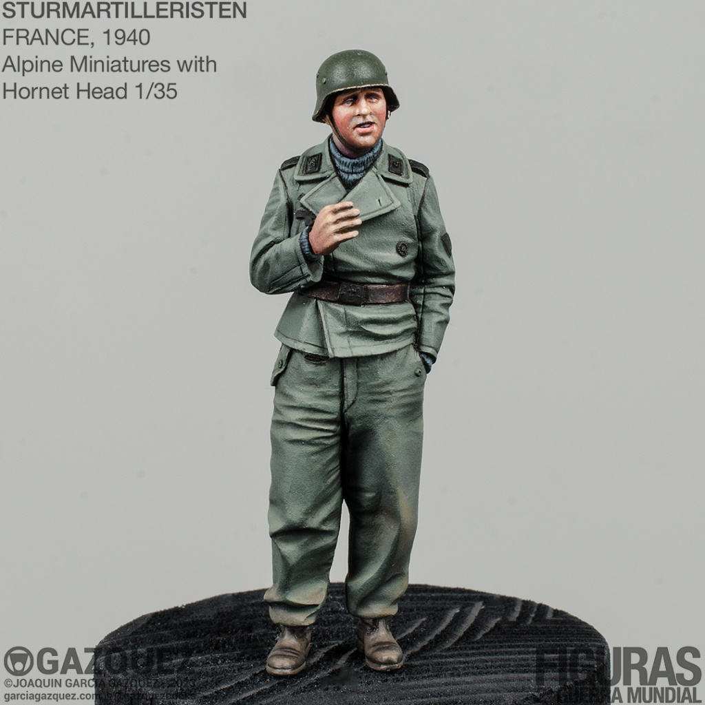 Sturmartilleristen #4, France 1944, Alpine Miniatures 1/35 Sturma12