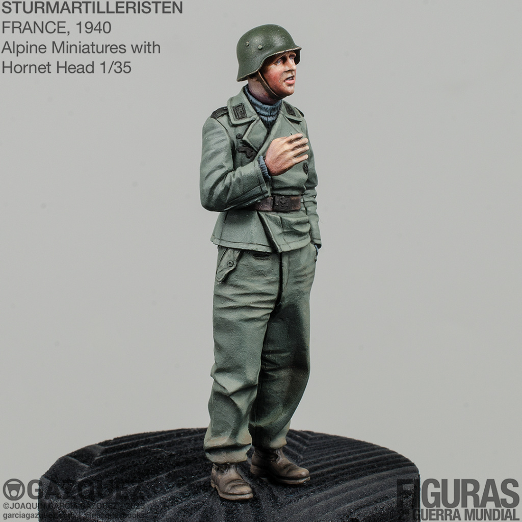 Sturmartilleristen #4, France 1944, Alpine Miniatures 1/35 Sturma15