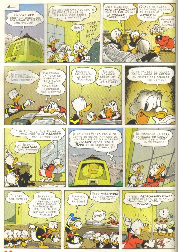 Le journal de Mickey spécial Titanic Picsou19