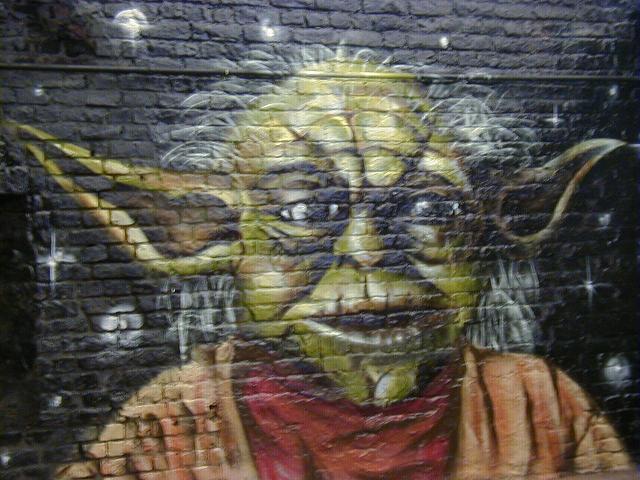 Magnifique Graffiti de Yoda 8764-110