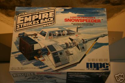 VINTAGE KIT MPC SNOW SPEEDER B49d_110