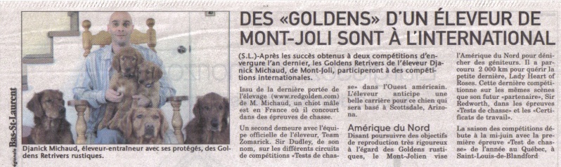 Des news de Zomarick Golden Retrievers ! Zomari10