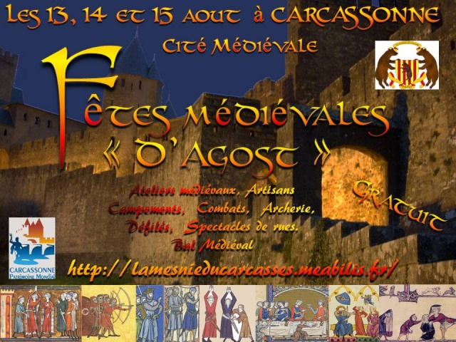 Fête médiévale d'Agost carcassonne Affich12