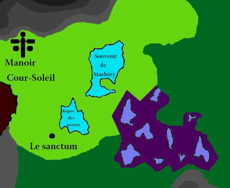 Plans de l'île Cour-soleil Lacs10