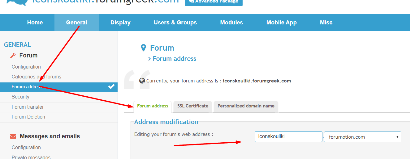 how to change url Scre1556