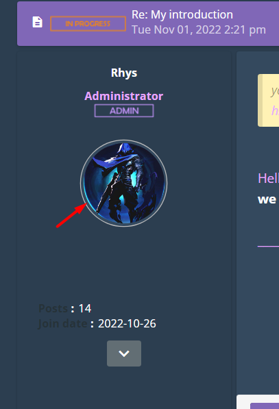 How to add box shadow around profile pictures for admins and specific groups only Scre2779