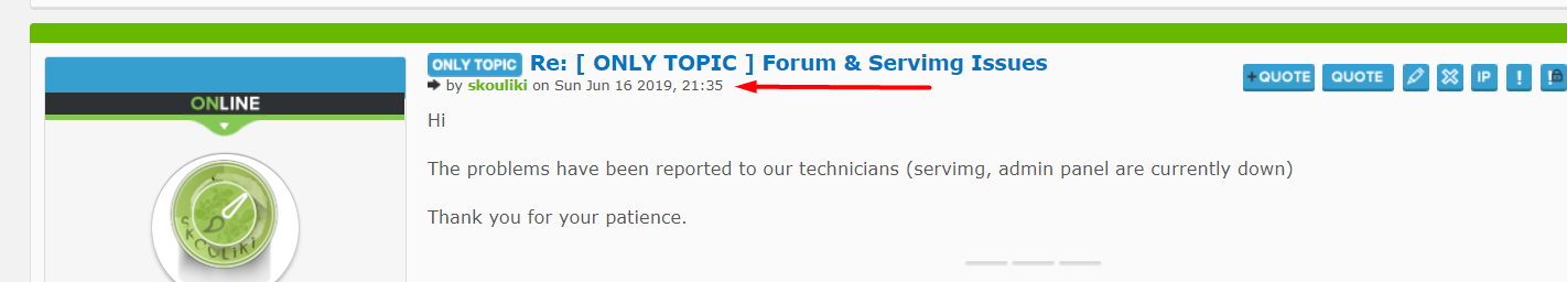 My forum is missing i request an re activation Scree105