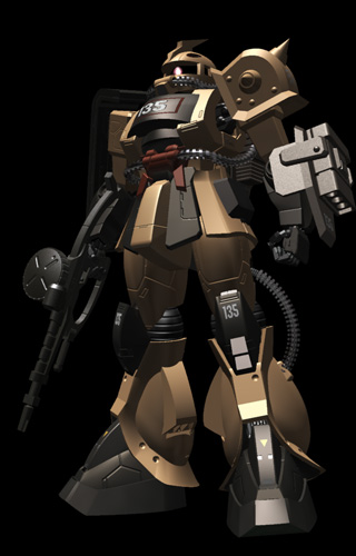 MS-06D ザク・デザートタイプ (沙漠用ザク) Ms-06d19