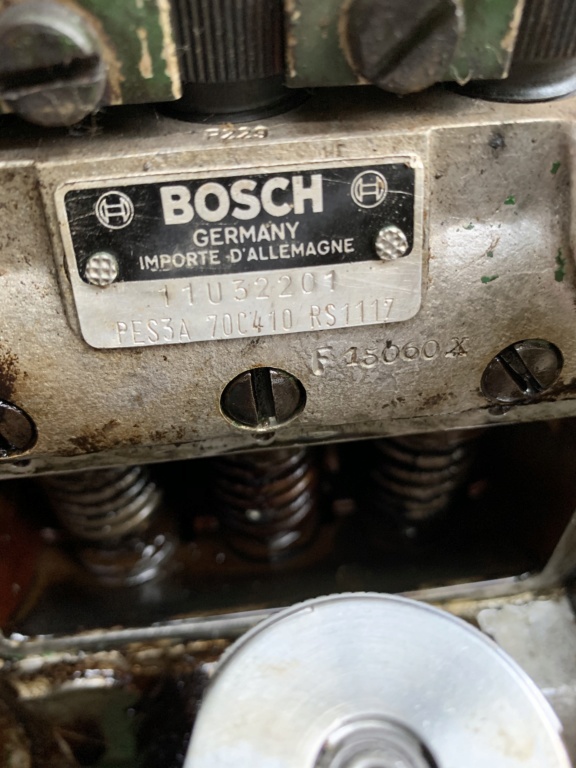 deutz D40-2 probleme pompe injection bosch  2c089510