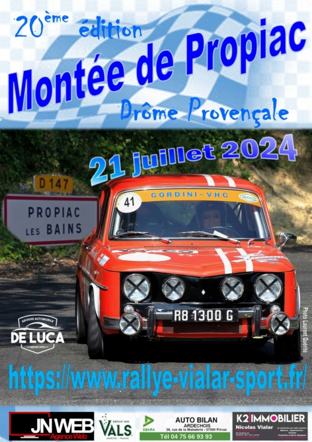 [26] 21/07/2024 20ème Montée de Propiac Drôme Provençale Affich44