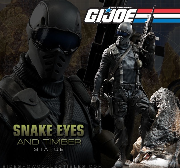 Snake Eyes And Timber Statue Sidesh10