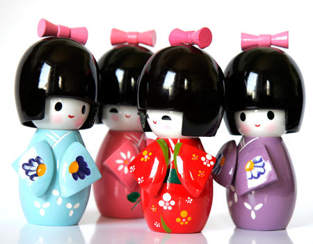 Poupées japonaises Kokeshi Poupee10