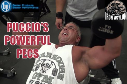Tony Puccio Trains Chest at Bev Francis Powerhouse Gym!  Puccio10