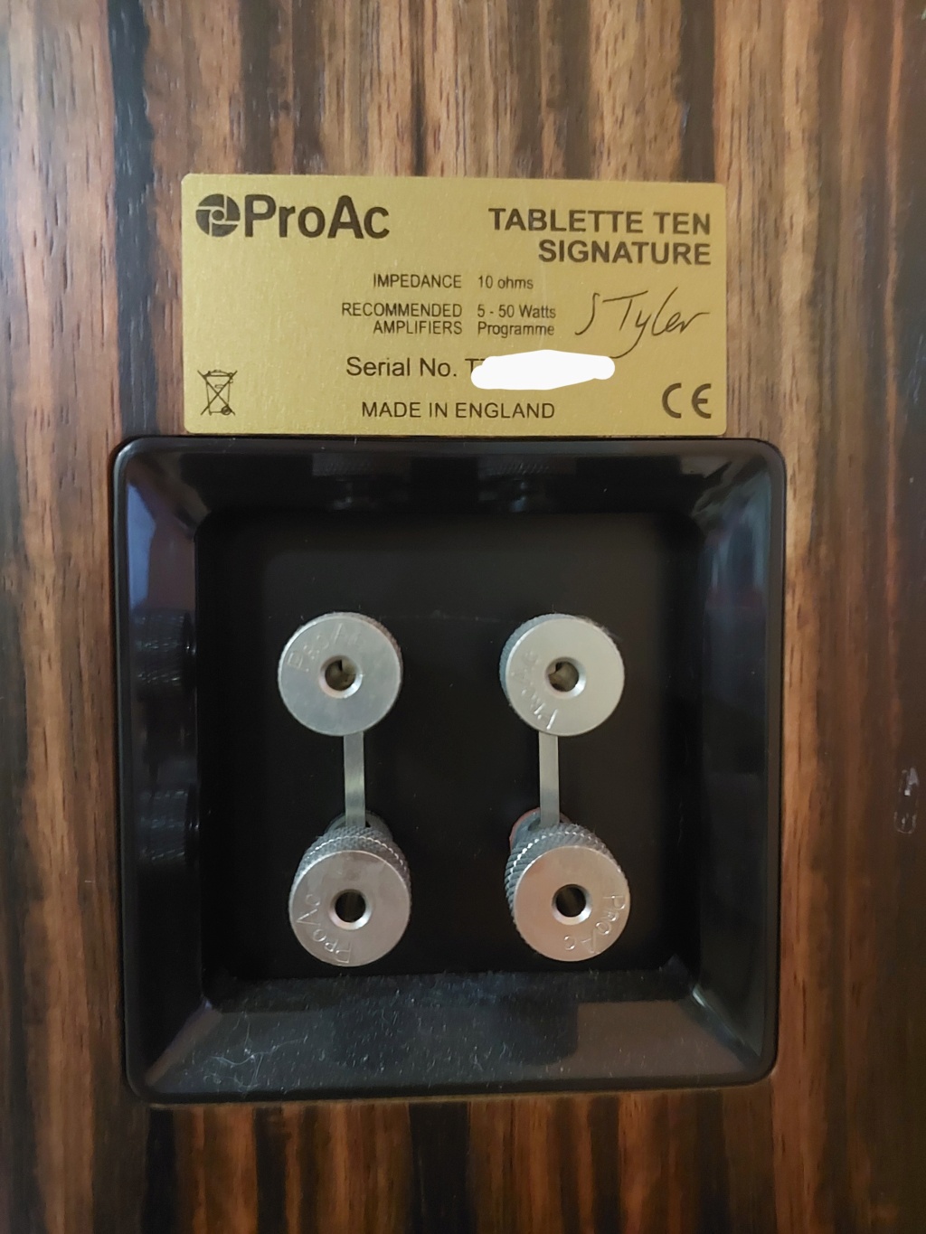 ProAc Tablette Ten Signature Speakers (SOLD) Proac310