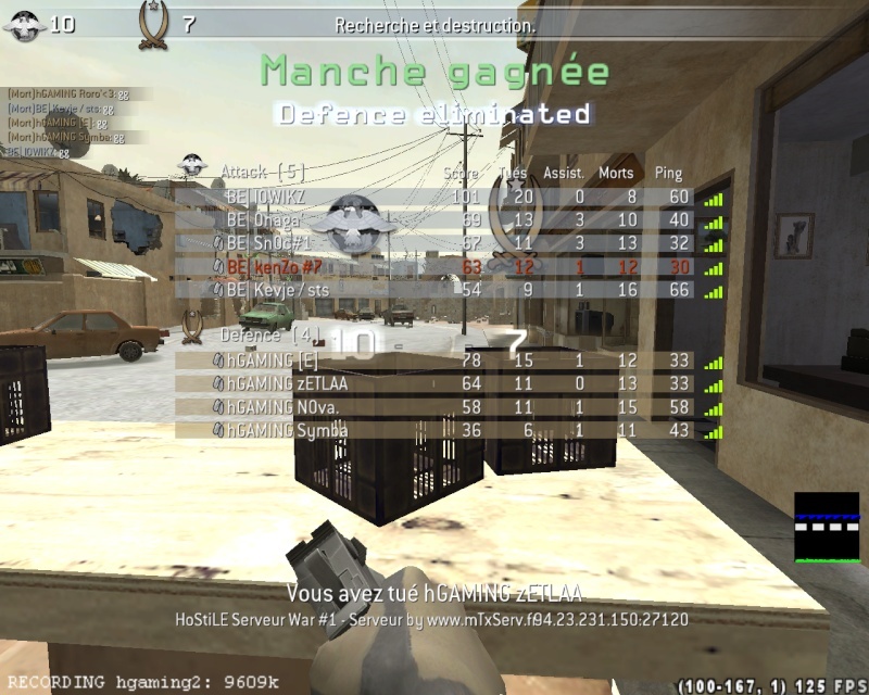 HoStile - 15/05/2011 - Gagné ( 21 - 16 ) | Phase de poule | Cod4mp93