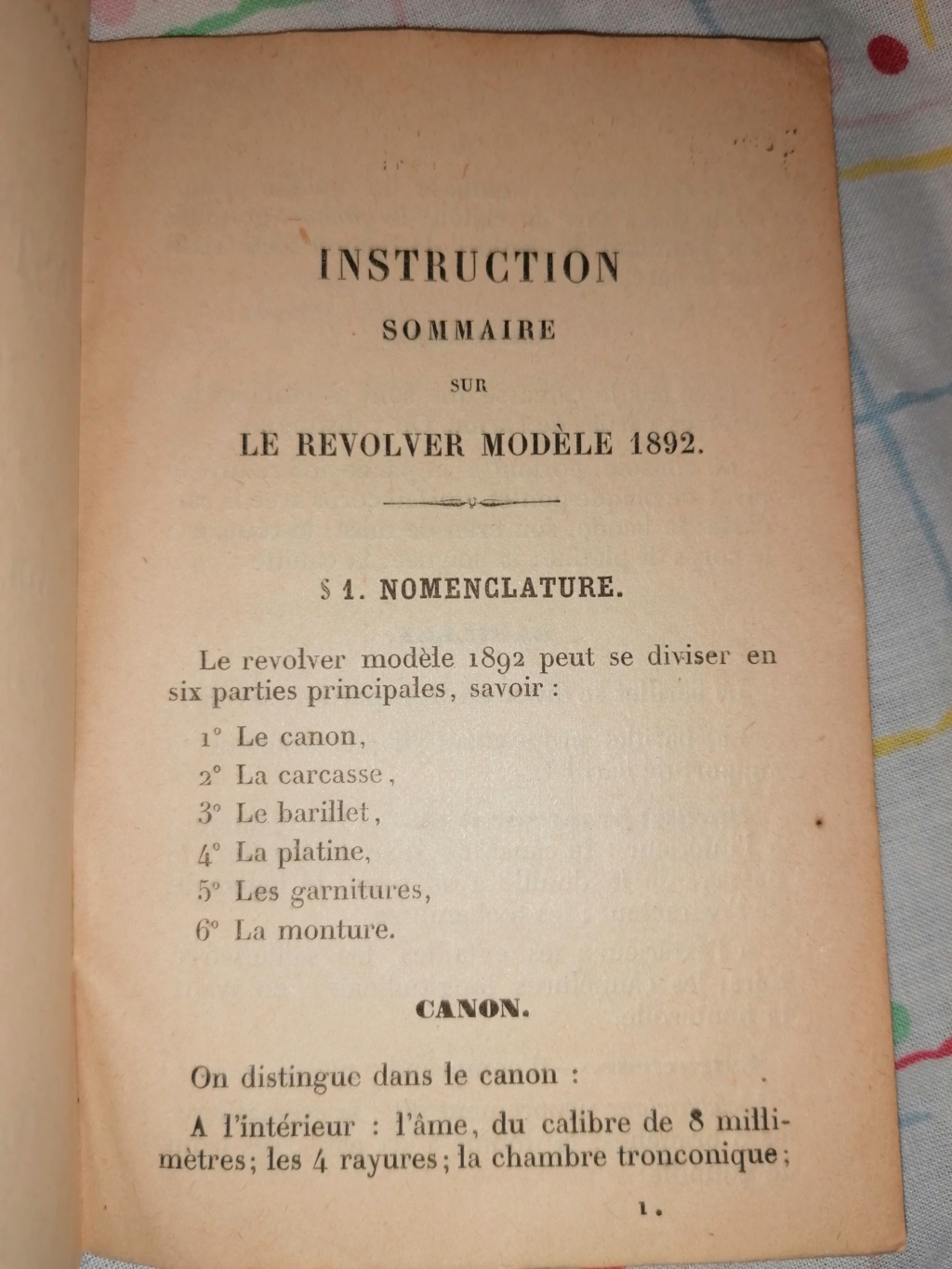  Instructions sommaires sur le revolver modèle 1892 Img_2279