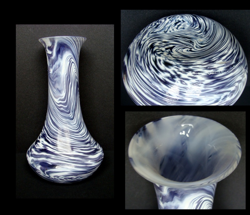 Overlayed blue and white vase (my favourite purchase to date) 511