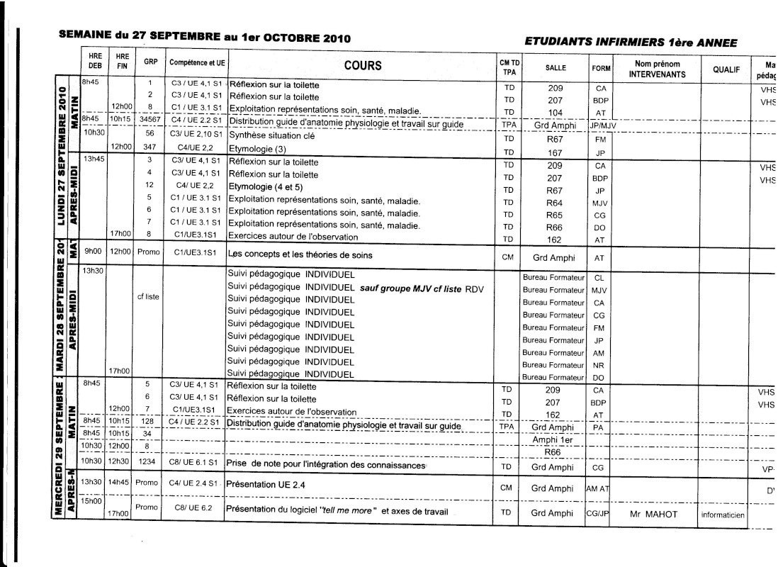 Semaine 39 Lundi_11