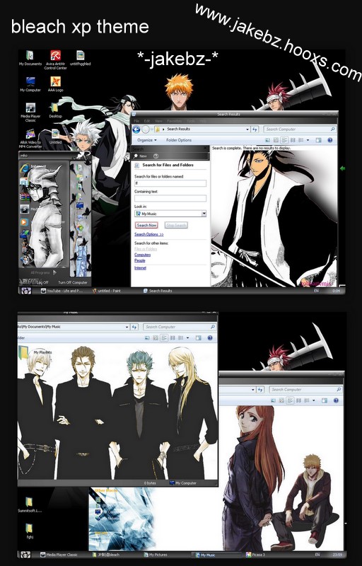 *jakebz* تيم الانمي بليتش bleach لل win xp على المديافير Screen10