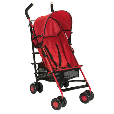 poussette canne aubert concept rouge