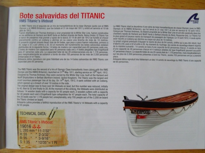 Artesania Latina RMS Titanic Lifeboat - Scale 1:35 Dscf0414