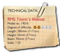 Artesania Latina RMS Titanic Lifeboat - Scale 1:35 Lifebo10