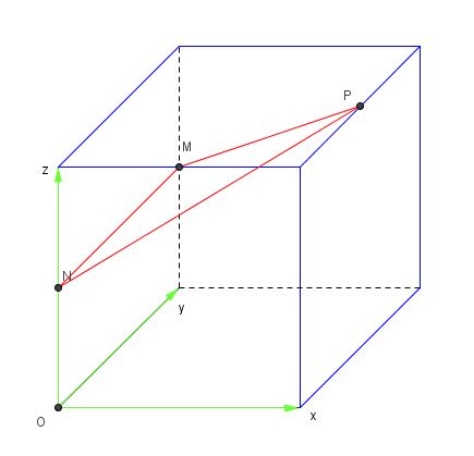 Géométrie dans l'espace : Calcul d'un angle Carra12