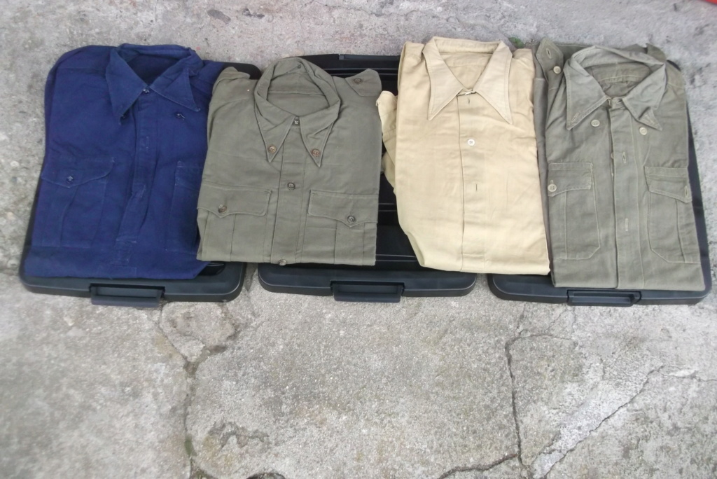 Voilà quatre de mes chemises Mod 35 Dscf2317