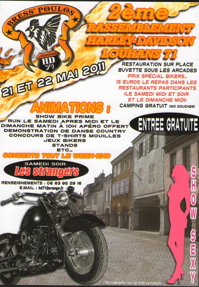 MAI 21/22 LOUHANS 2e Rassemblement HD & Custom Louhan10