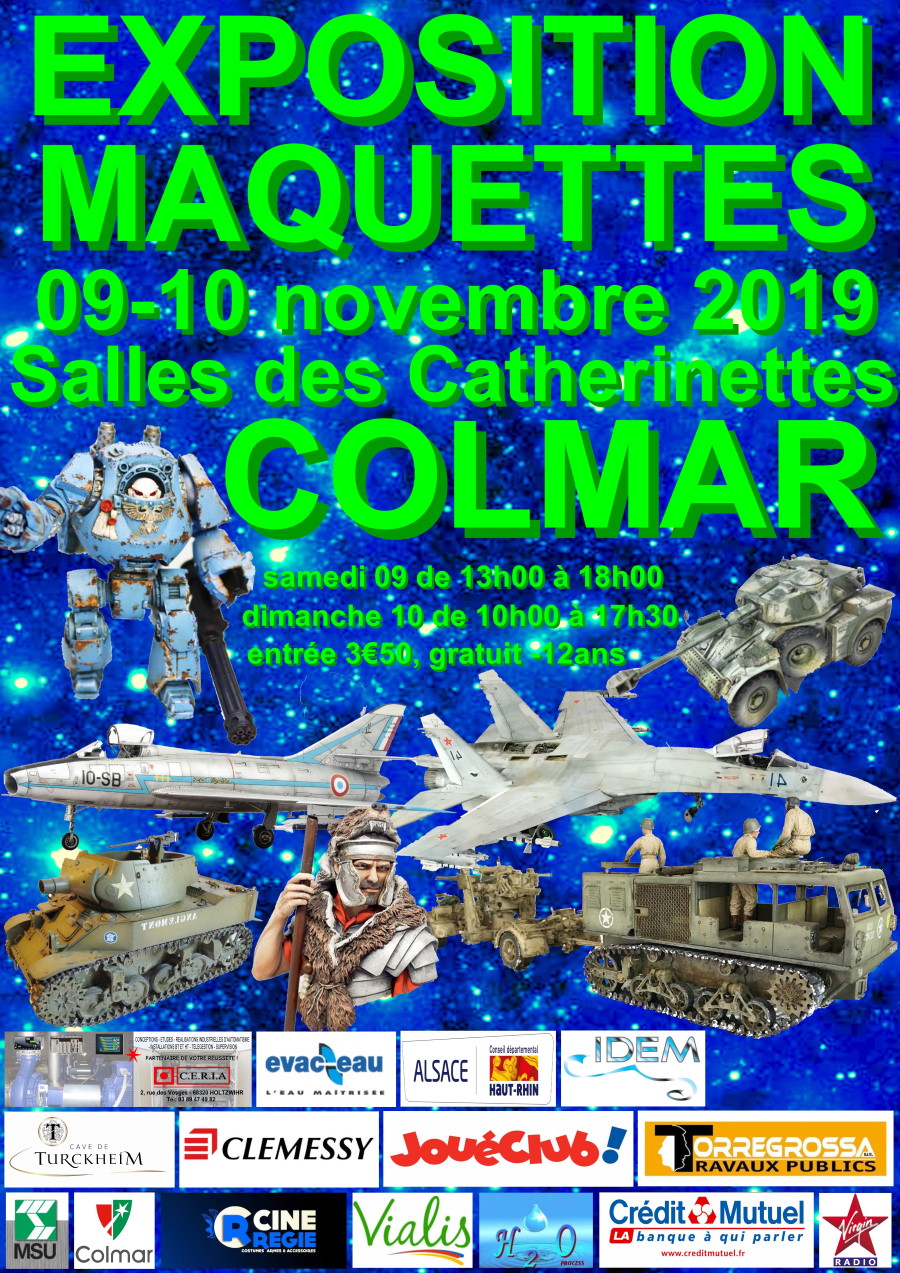 Exposition CMC - Colmar (68) - 09-10 Novembre 2019 Affich10