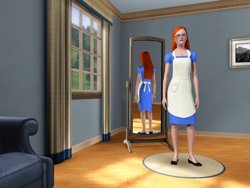 sim-self in Disney outfits Belle_10