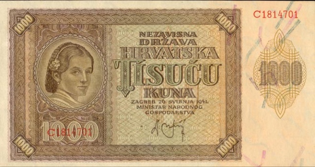 100 DINARA SRPSKIH 1. MAJ 1941. PLAVA P4-10010