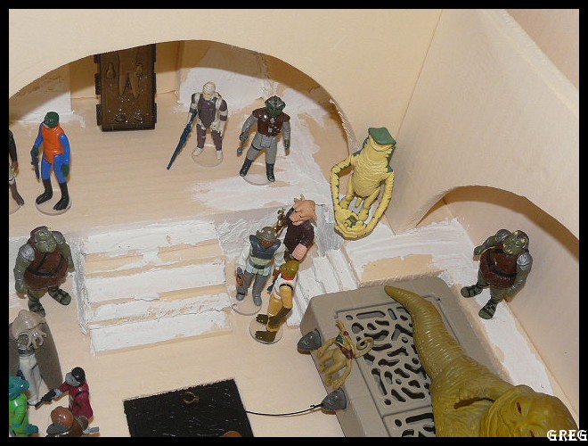 diorama greg37 salle du trone jabba mise en peinture - Page 3 P1090915