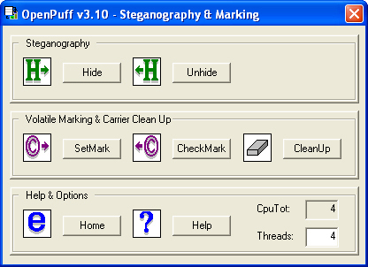 Security : Steganography : OpenPuff v3.10 Steganography & Watermarking Puff3_11