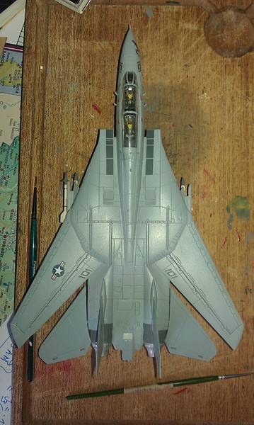F-14 tomcat (revell)/ MirageIV (heller)/ Alouette II (heller) Imag0314