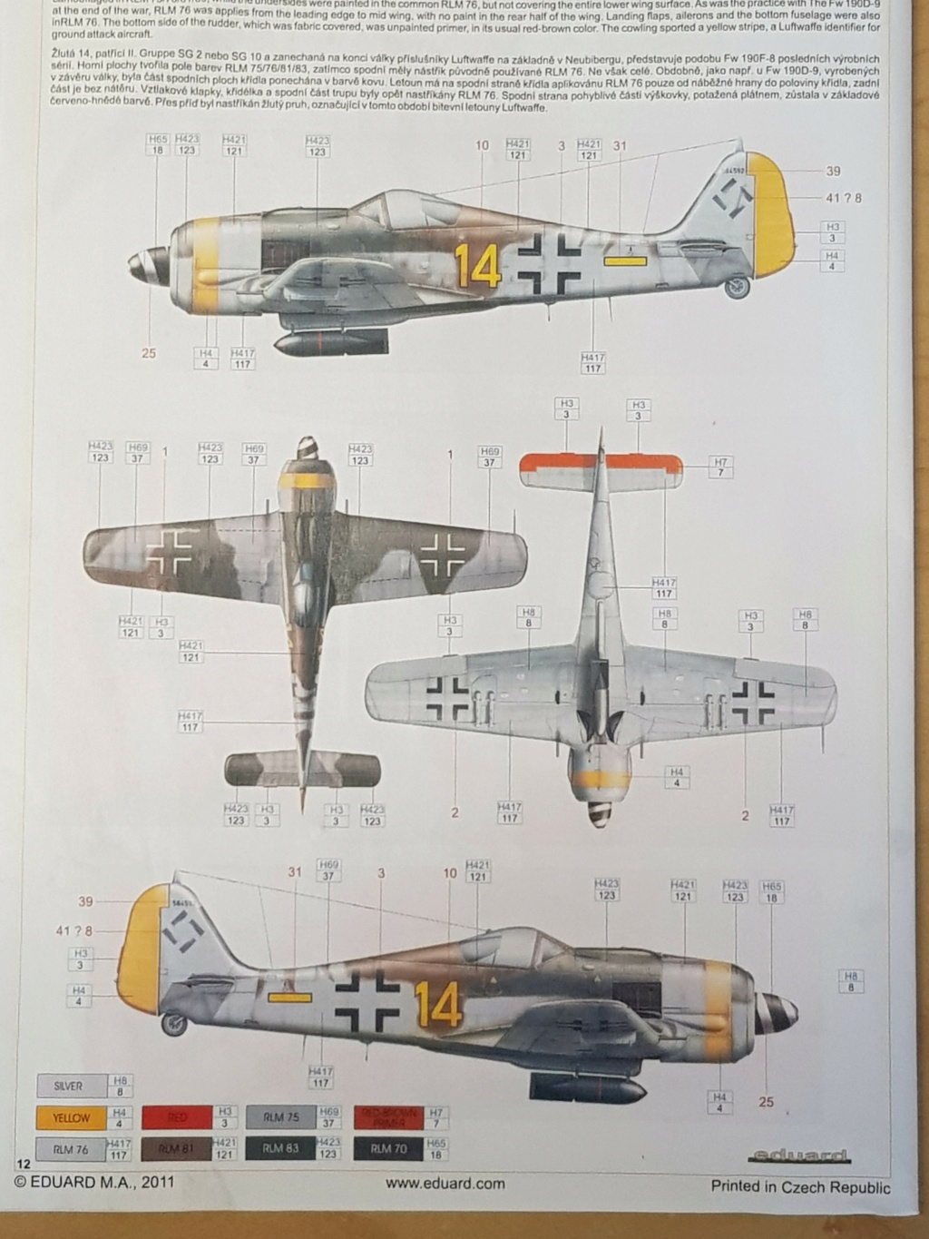FW 190 F-8 Eduard Weekend Edition  1/48ème  20210909