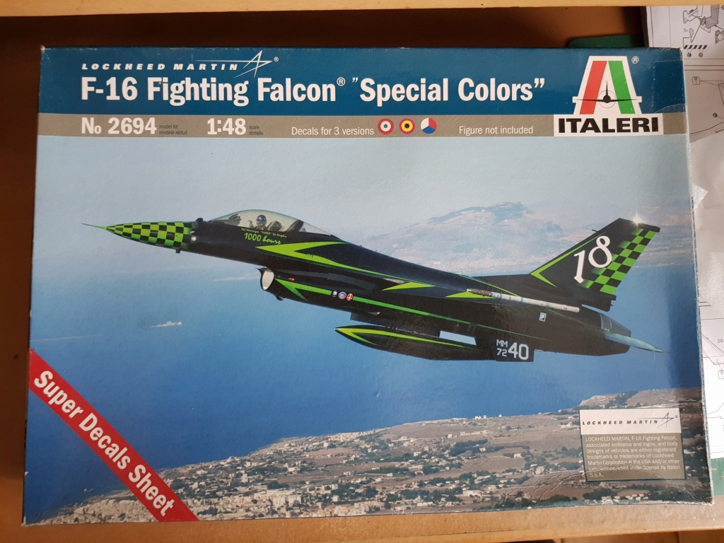 [ITALERI] 1/48 - General Dynamics F-16A Fighting Falcon  " déco spéciale"  20230210