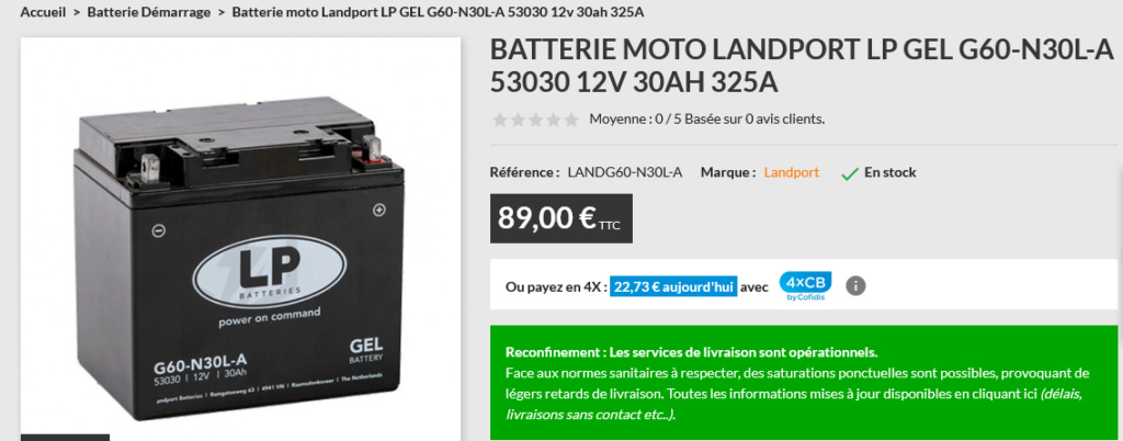 [R100R] Choix de batterie AGM ou Lifepo - Page 2 Screen79